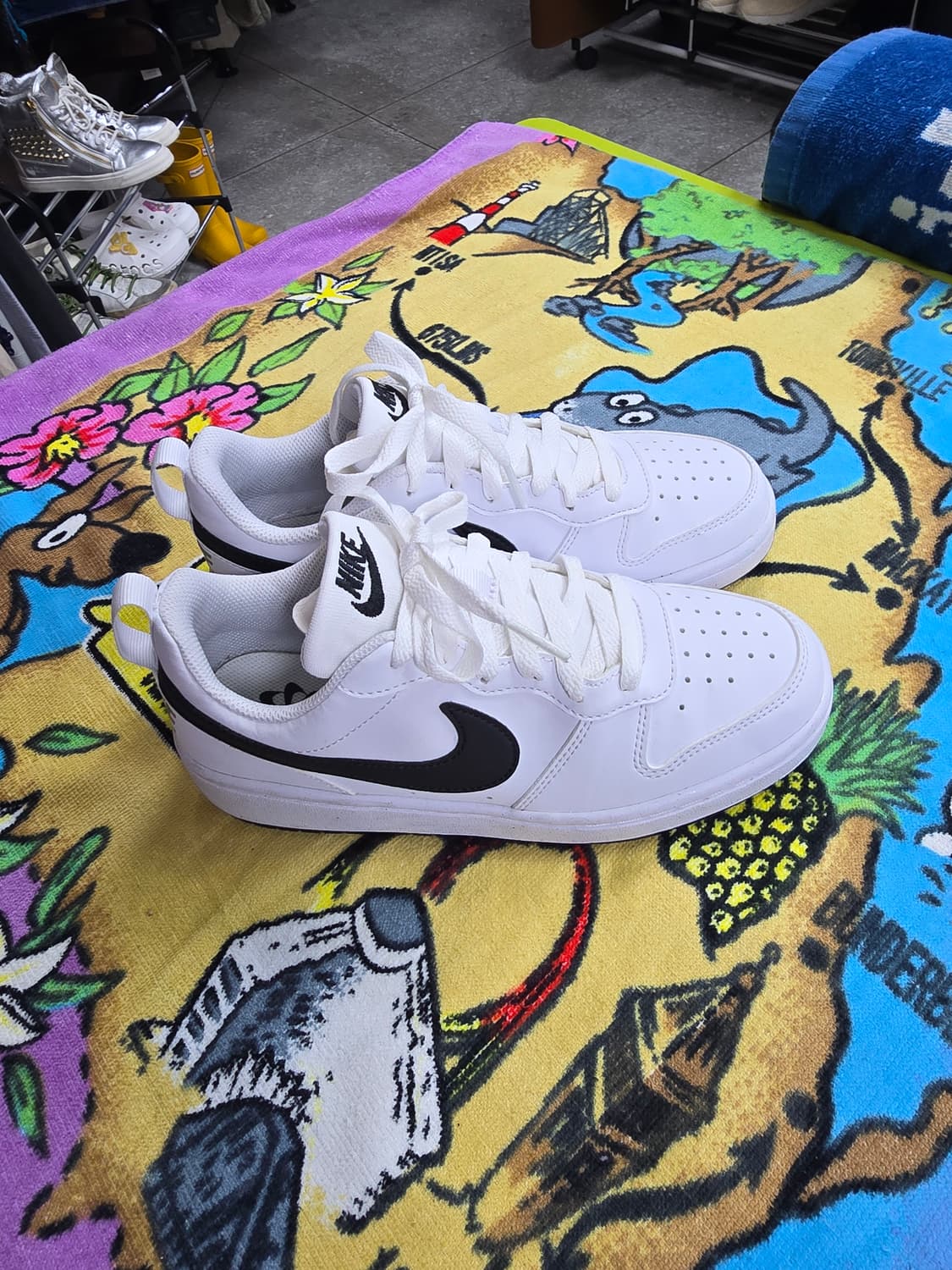 나이키 코트 로우 흰검 운동화 (1490) 상품이미지2