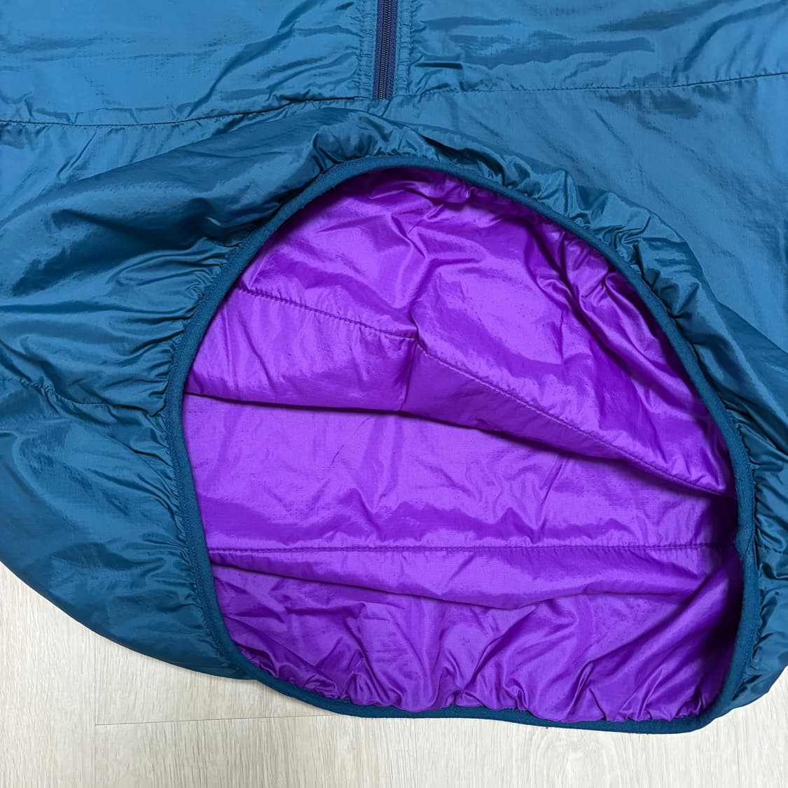 🇺🇸 90s 파타고니아 풀오버 퍼프볼 블루그래스 상품이미지6