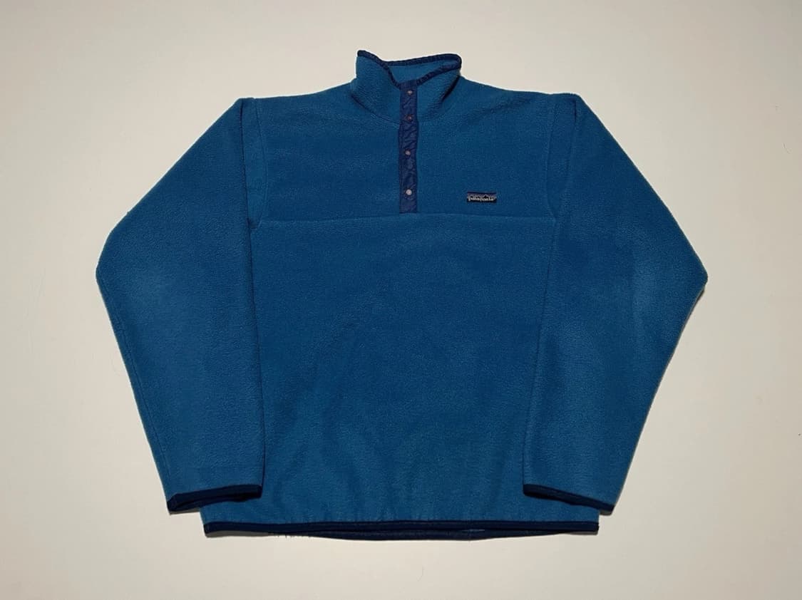 80s 파타고니아 신칠라 스냅-T 블루/네이비 USA 상품이미지1