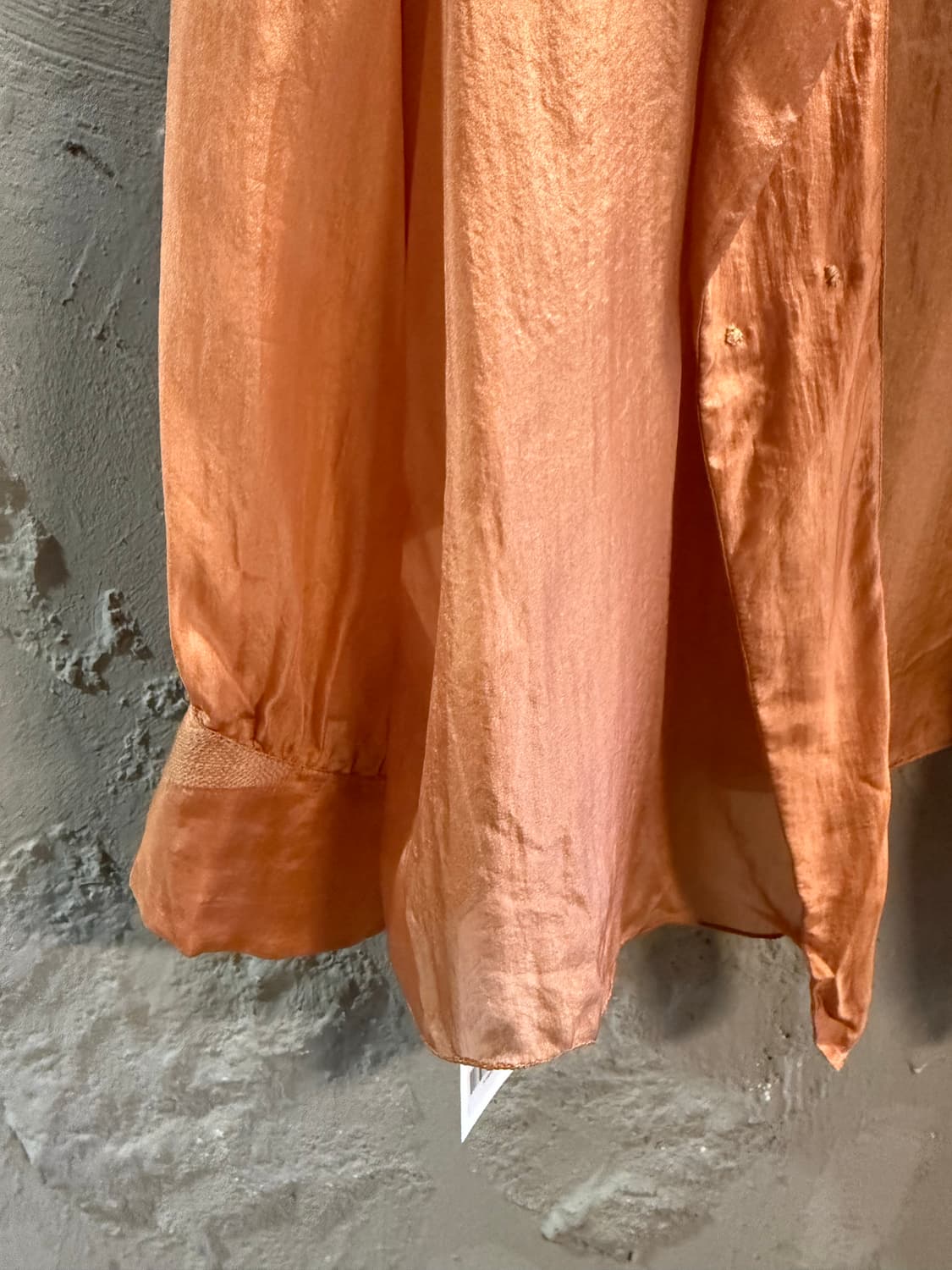 마르니 MARNI 실크 오픈 블라우스 오렌지 38 상품이미지2