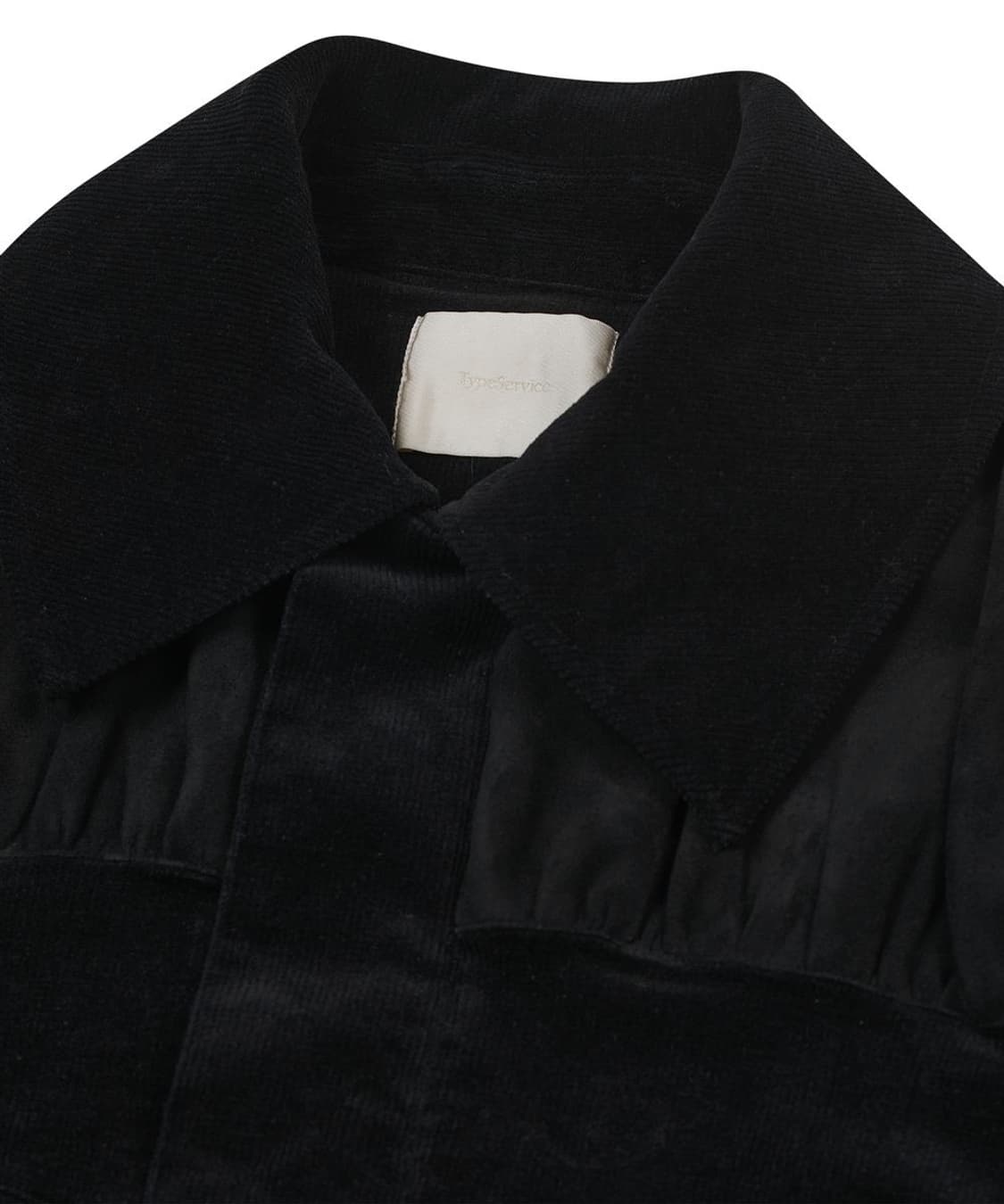 타입서비스 믹스드 셔링 점퍼 블랙 상품이미지3