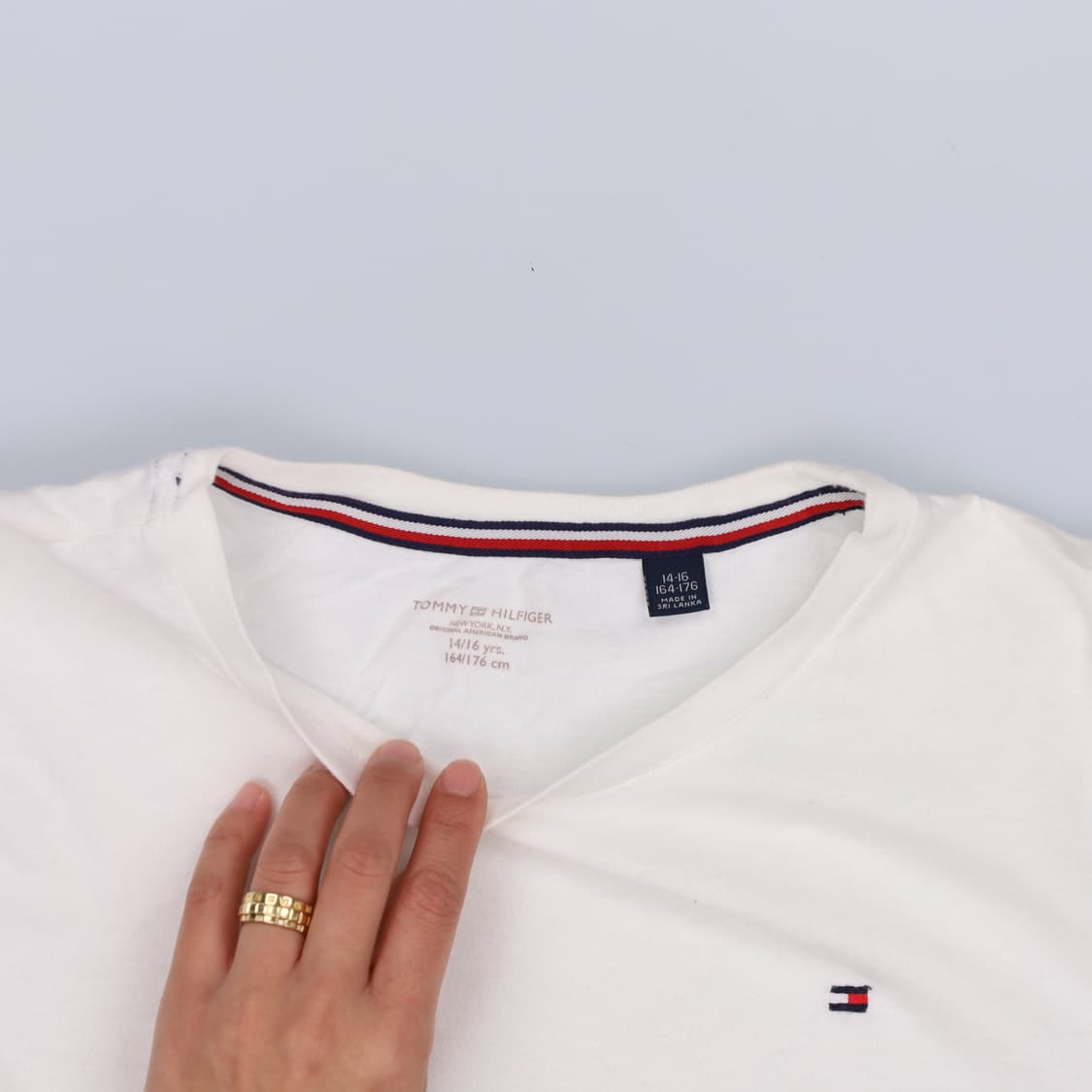 14-16Y 타미힐피거 키즈여성 반팔티 0305H1 상품이미지4
