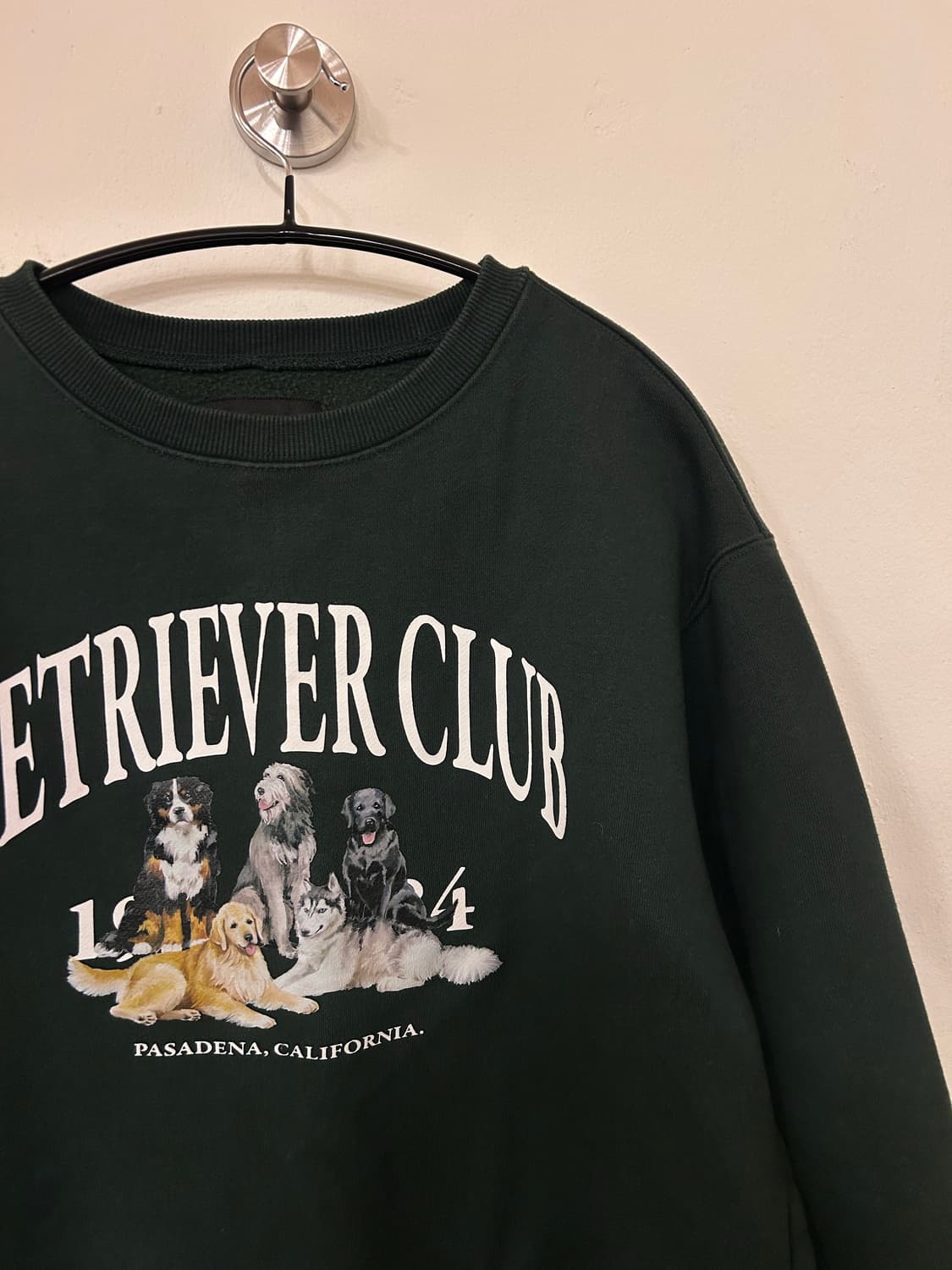 리트리버클럽 맨투맨 S (실측 남성 100) 상품이미지3