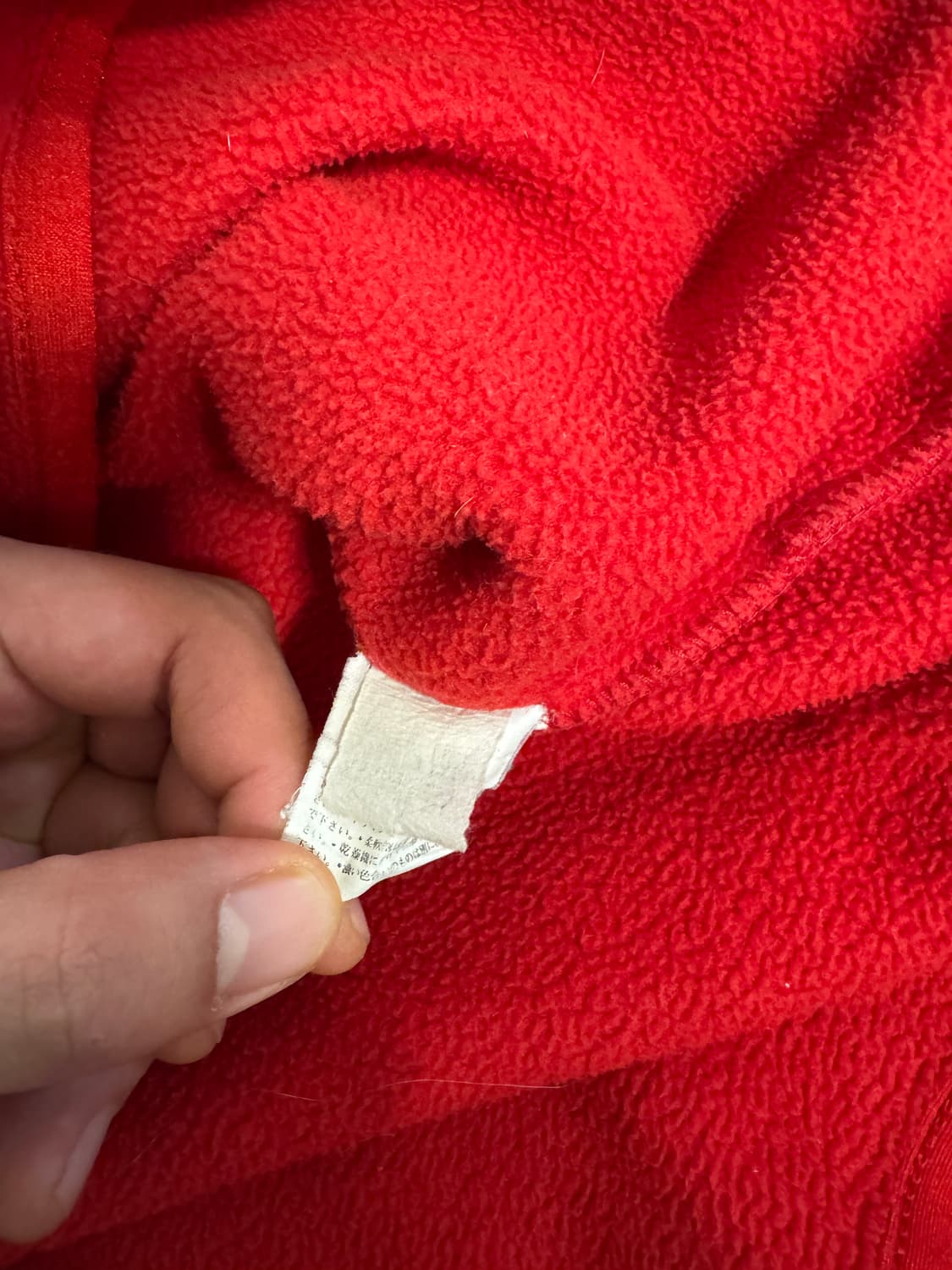 파타고니아 신칠라 스냅 티 풀 오버 레드 앤 블랙 메이드 인 멕시코 상품이미지7