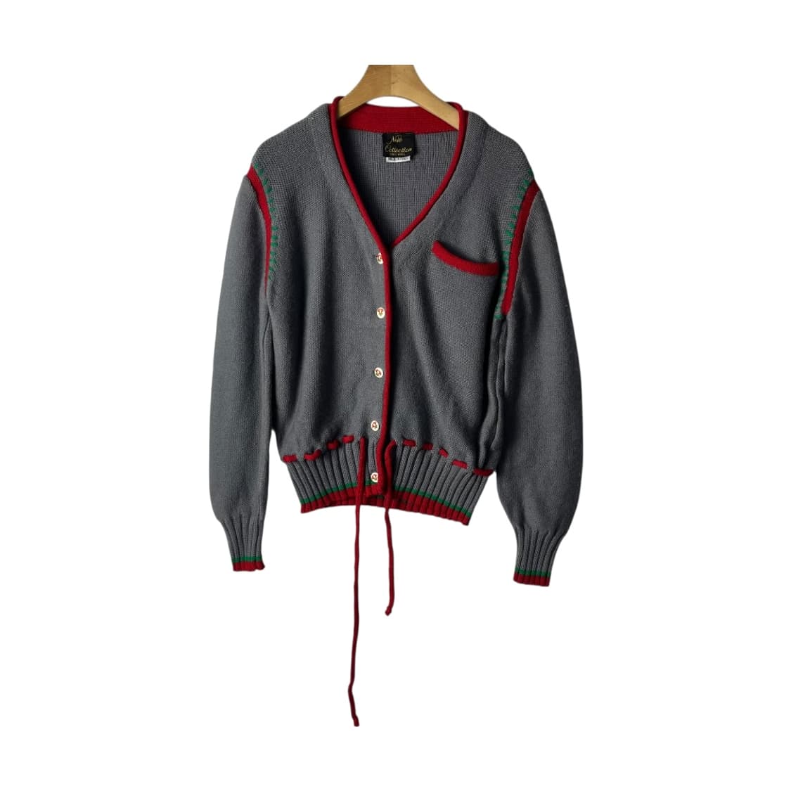 [JPN] 빈티지 크리스마스 배색 울 가디건 상품이미지1