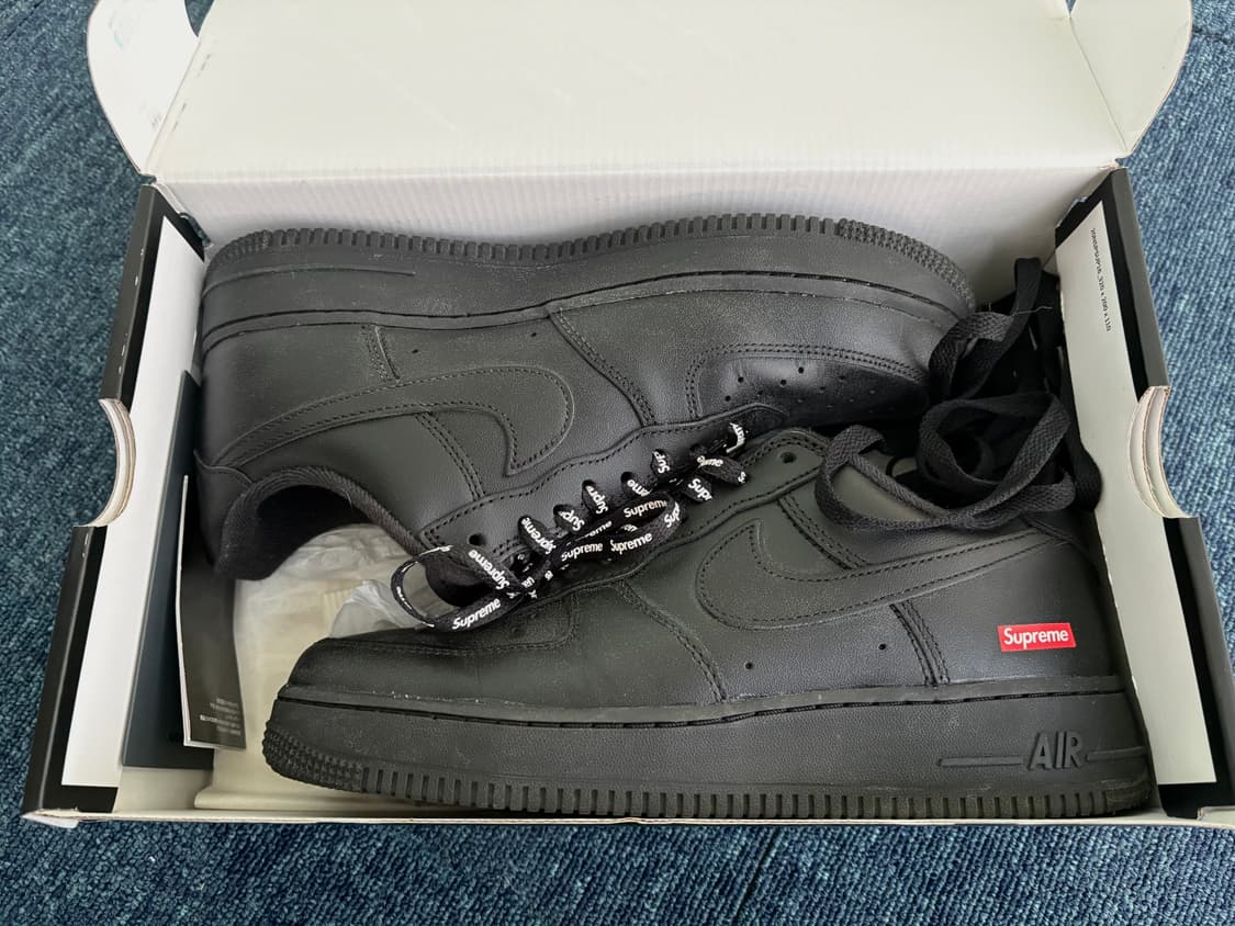 에어포스 슈프림 블랙 260 상품이미지4