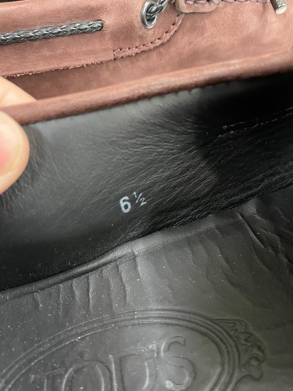 토즈 고미노 리본 스웨이드 UK6.5 상품이미지6