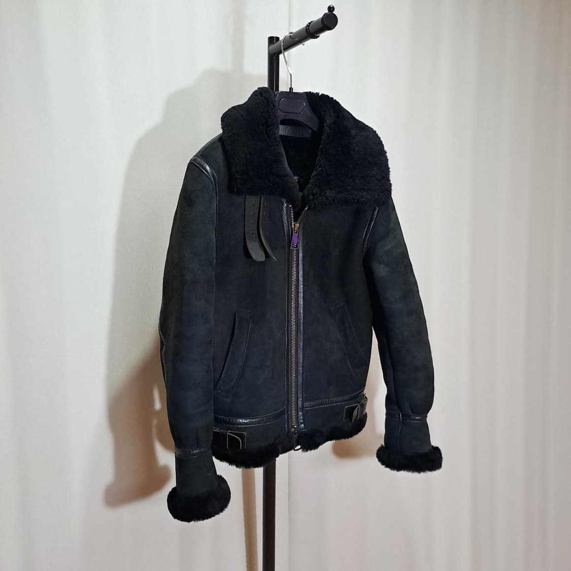 (택포) 시어링 양가죽 양털 type-3 무스탕 M B18 상품이미지3