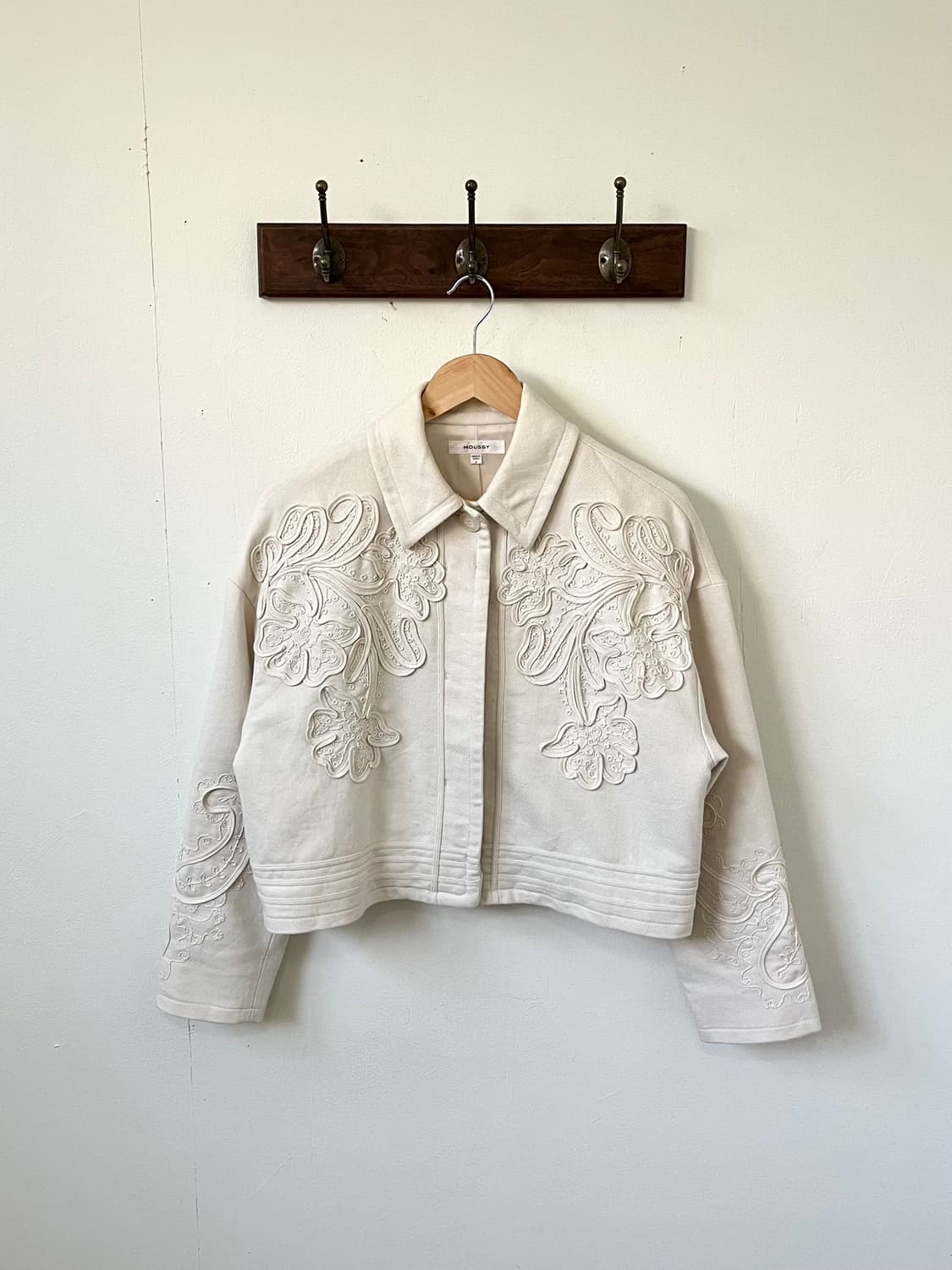 MOUSSY 페이즐리 크롭 자켓 상품이미지1