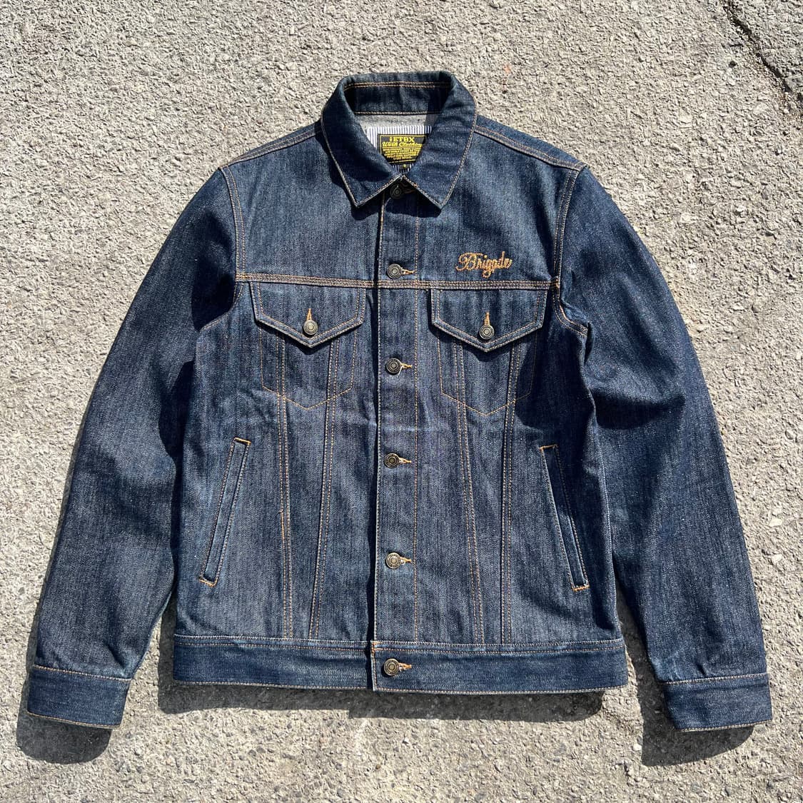 ETBX 자수 데님 트러커 자켓 상품이미지2