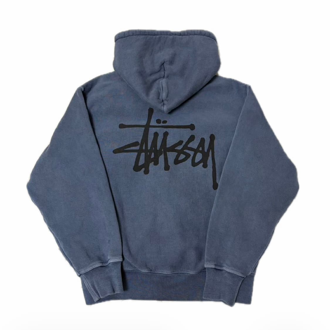 스투시 베이직 후드집업 피그먼트 블루 상품이미지5