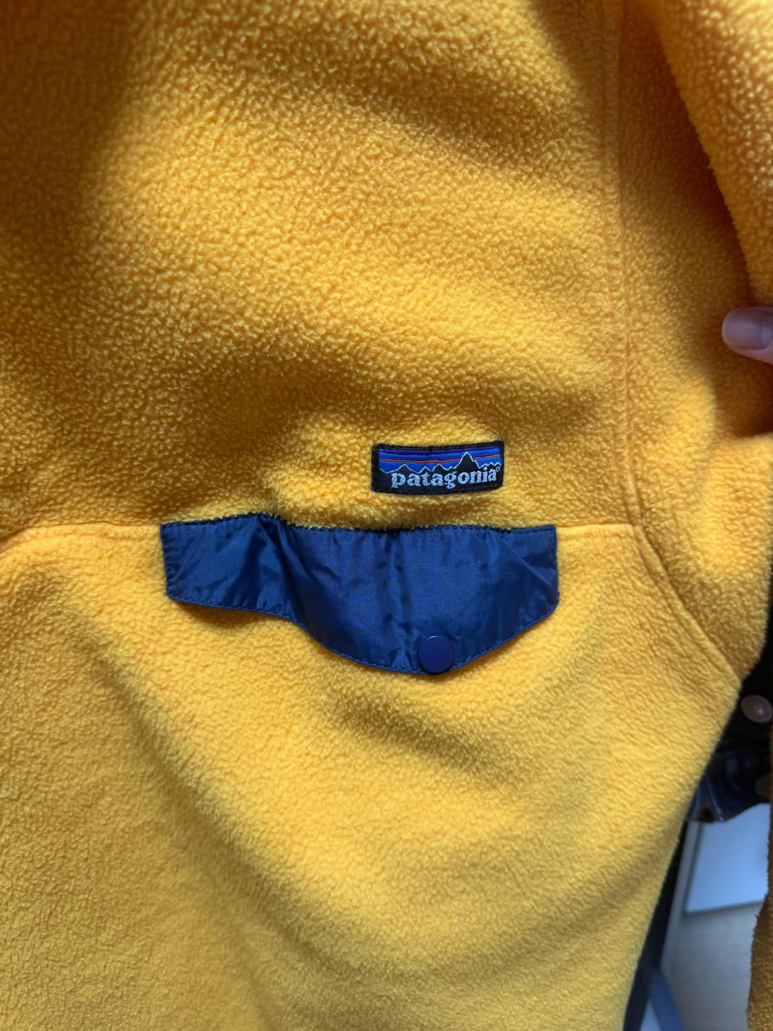 파타고니아 신칠라 빈티지 90‘s 옐로우 M 상품이미지4
