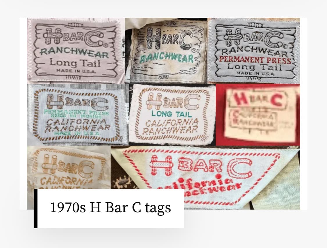 70‘s HbarC 웨스턴셔츠 15.5 made in u.s.a 상품이미지4