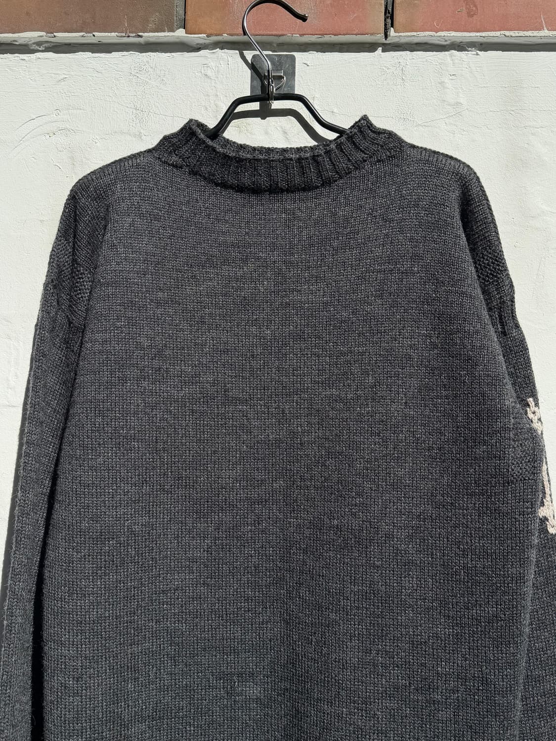 Guernsey Woollens 건지 울른스 차콜 니트 스웨터 40 상품이미지6