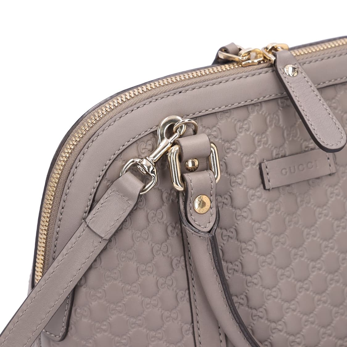 구찌 449654 마이크로 시마 스몰 돔 토트백 그레이 상품이미지3