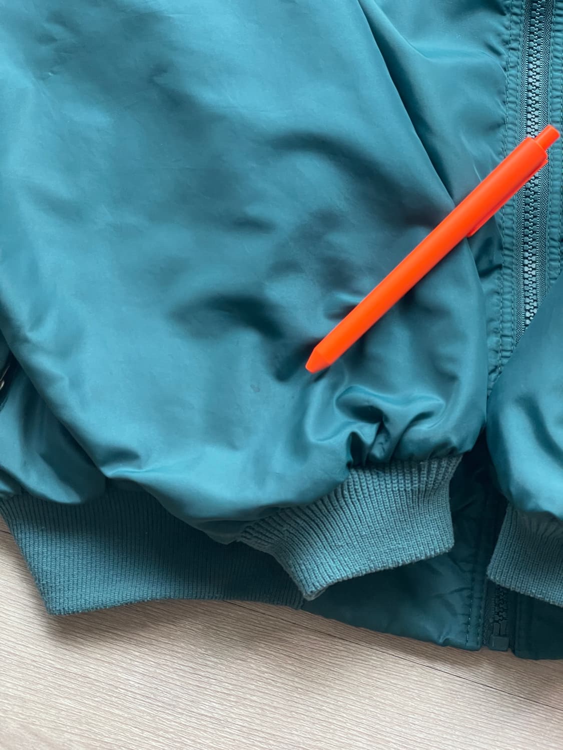 90s 파타고니아 쉘드 신칠라 봄버 자켓 눈없산 그린 rare 상품이미지7