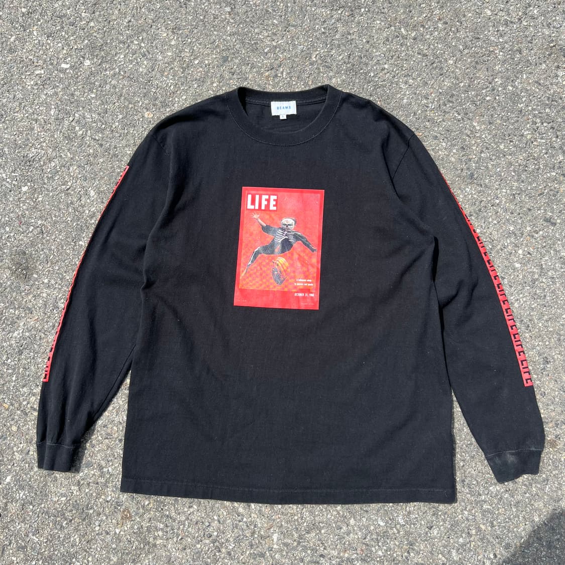 Beams x Life Magazine 롱 슬리브 티셔츠 상품이미지2
