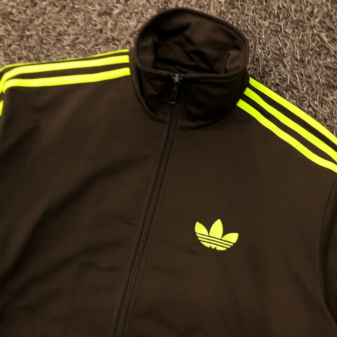 아디다스 구 파이어버드 초코 브라운 져지 트랙 자켓 상품이미지2