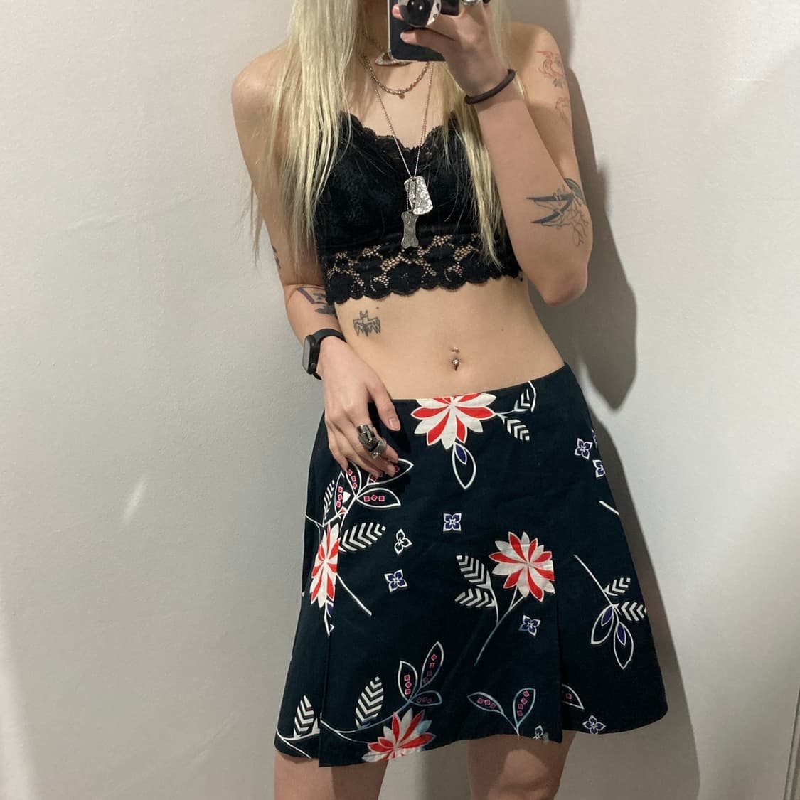 막스마라 스포츠막스 플로럴 스커트 상품이미지1