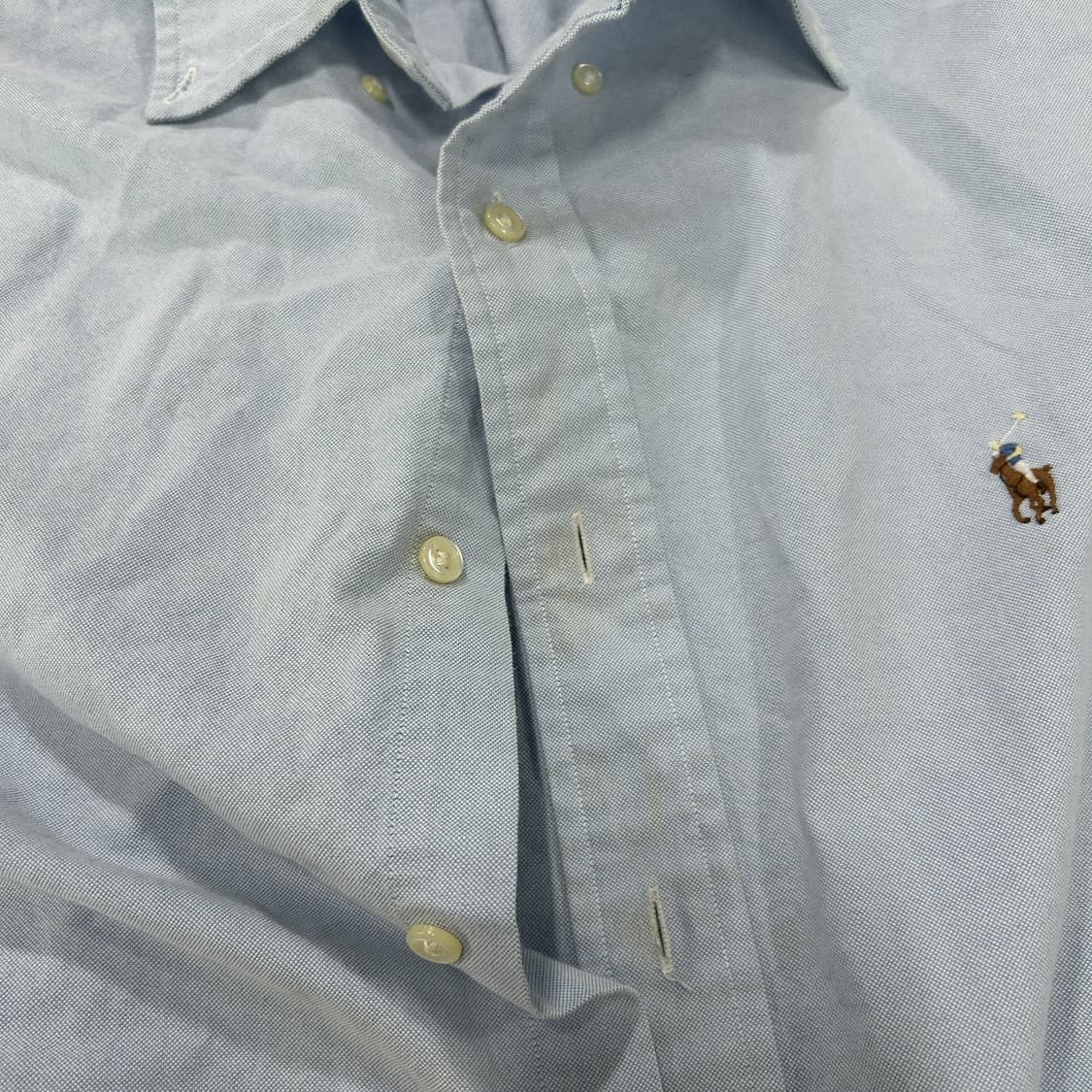 Polo 랄프로렌 셔츠 하늘색 긴팔 2XL 상품이미지4