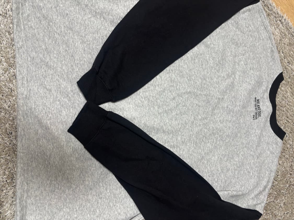 일본판 퍼플앤옐로우 맨투맨 사이즈 105 상품이미지5