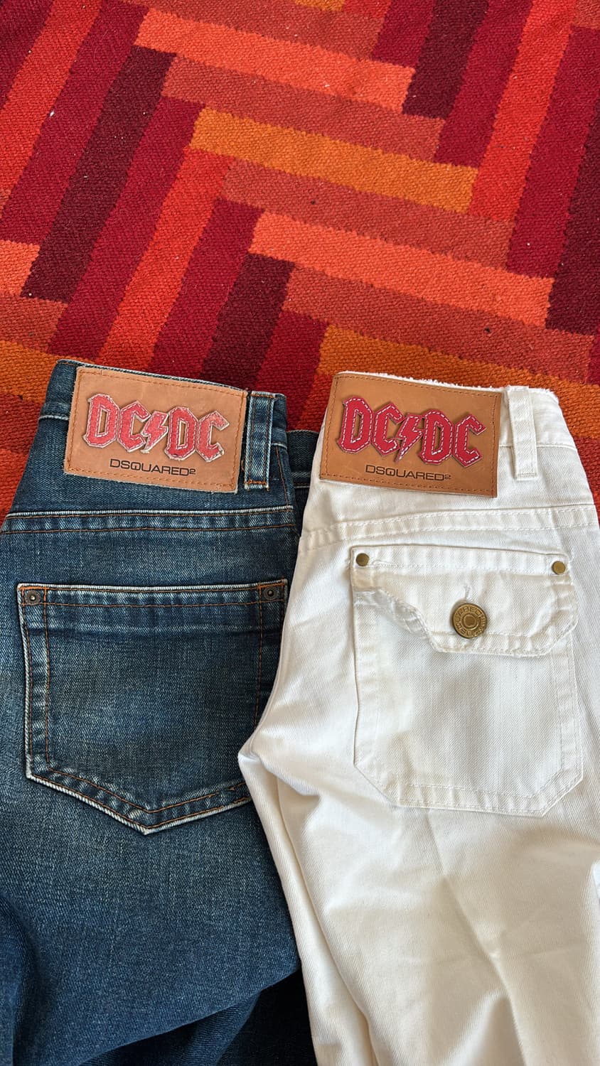 Archive DC/DC Leather Trim Jean 상품이미지4