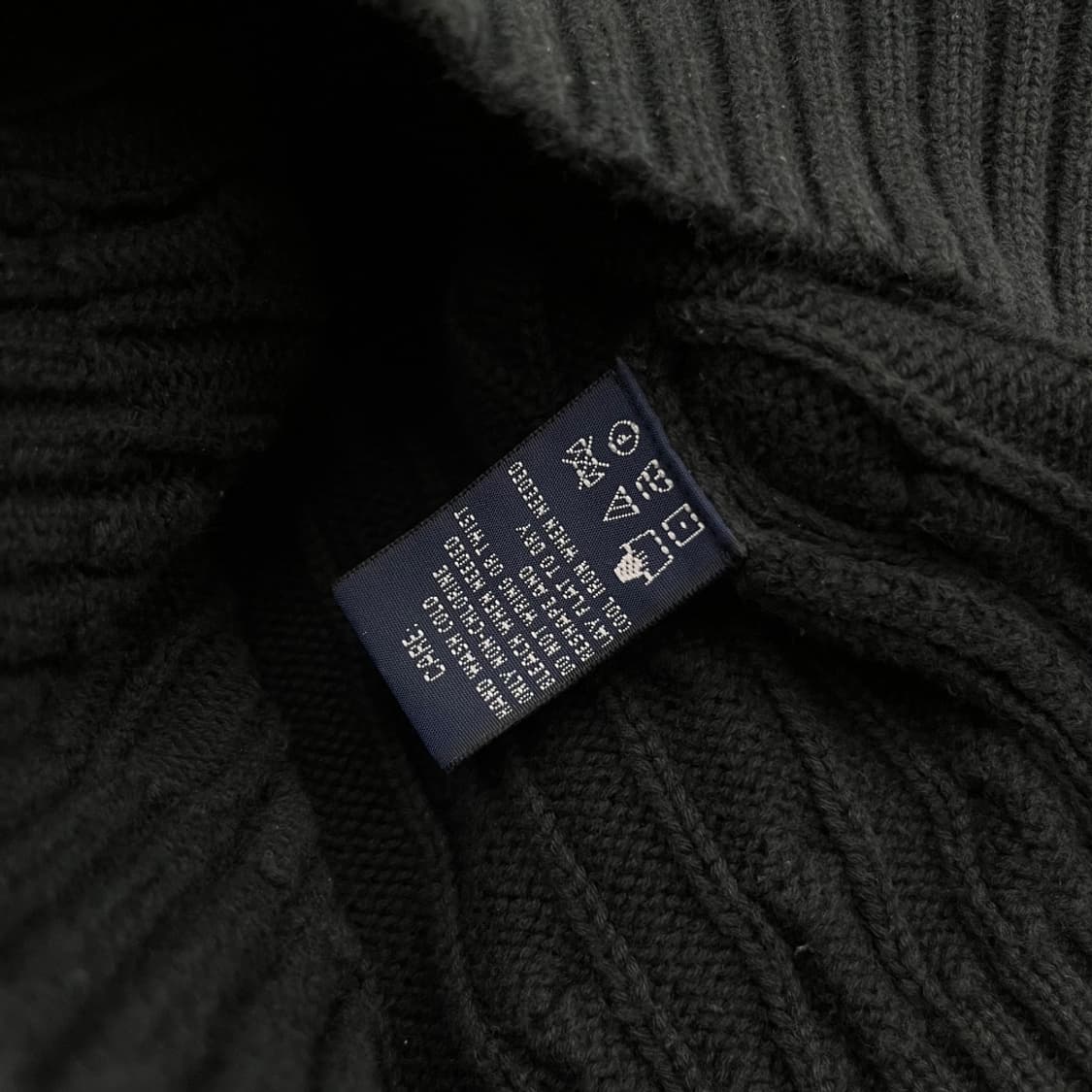 폴로 랄프로렌 레드포니 블랙 꽈배기 니트 XS 상품이미지6