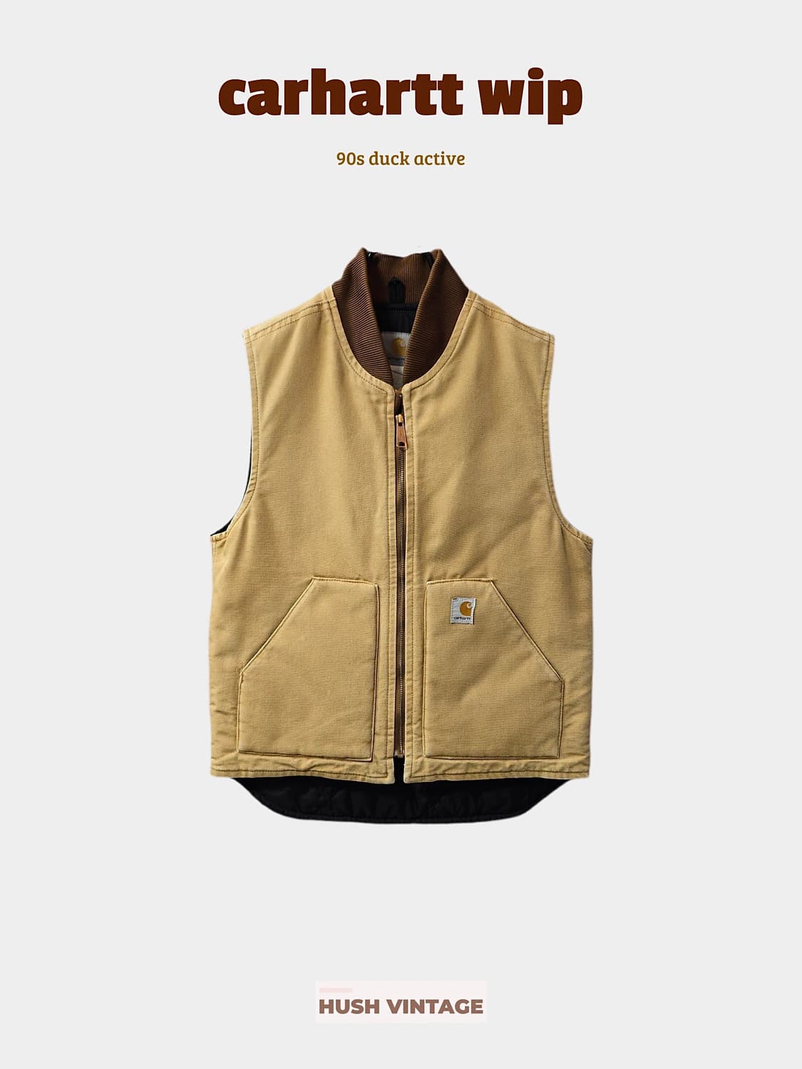 칼하트 usa 90s 덕 액티브 조끼 자켓 상품이미지1