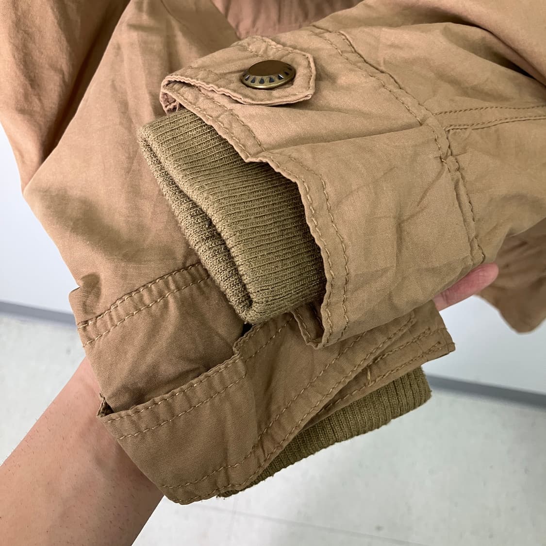 OZOC 베이지 롱야상 점퍼 38 상품이미지8