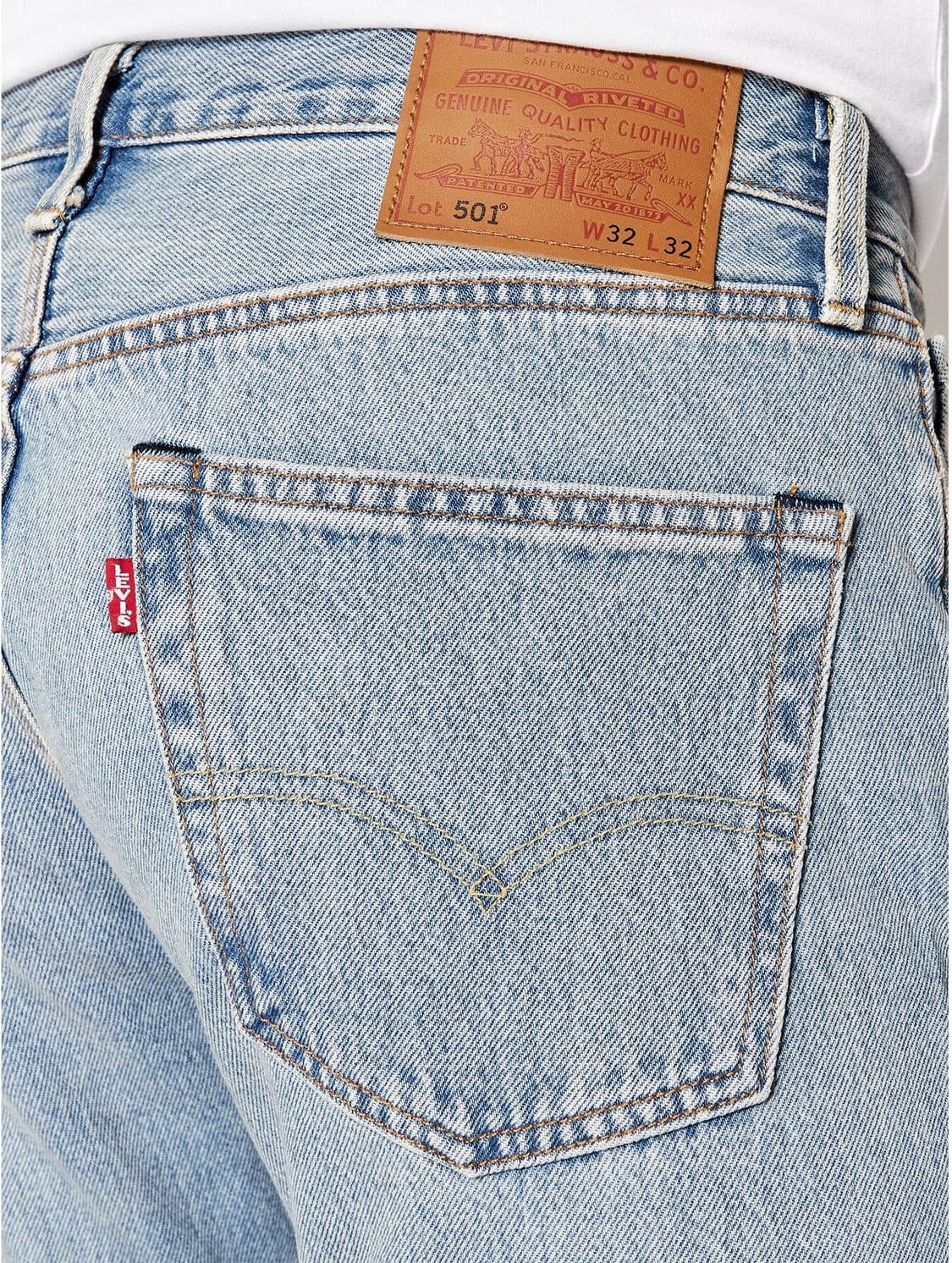 새제품 1960's 일본 리바이스 501 BIC E 데님 히피끝장 그래픽 상품이미지5