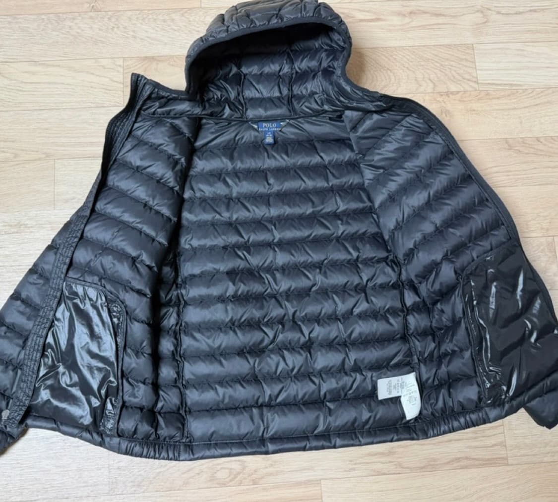 정품 폴로랄프로렌 블랙 레드포니 경량패딩 L 상품이미지3