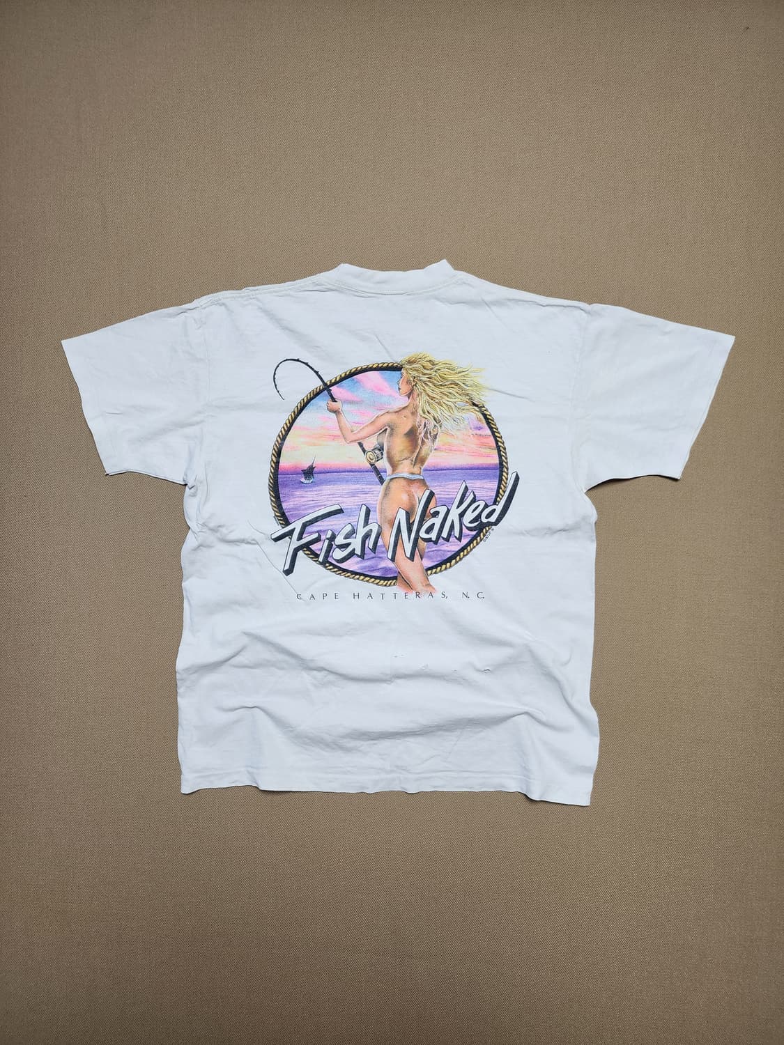 90s USA anvil Fish Naked 포켓 티셔츠28 상품이미지1