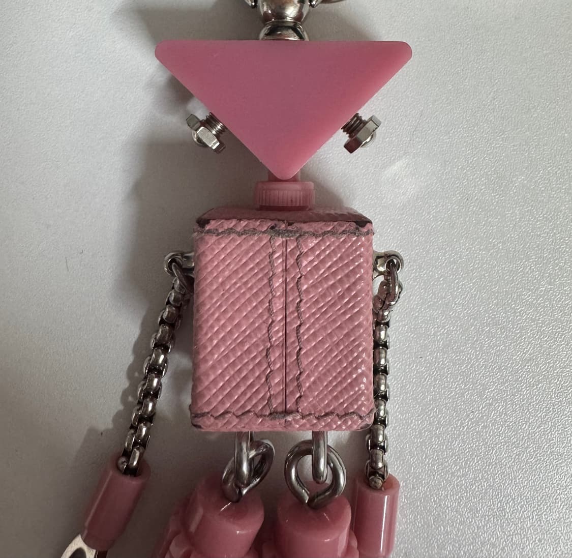 프라다 로봇키링 핑크 풀박스(백회점구매) 상품이미지5