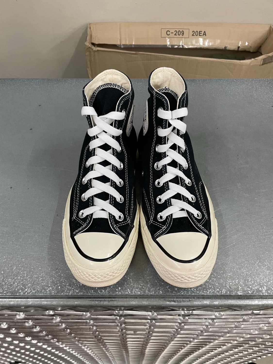 컨버스 척70 하이 블랙 235 상품이미지5