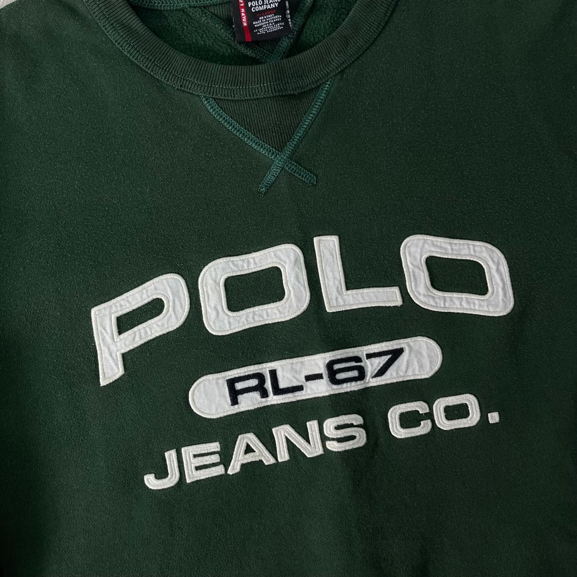 105 폴로랄프로렌 진스 스펠아웃 맨투맨 상품이미지2