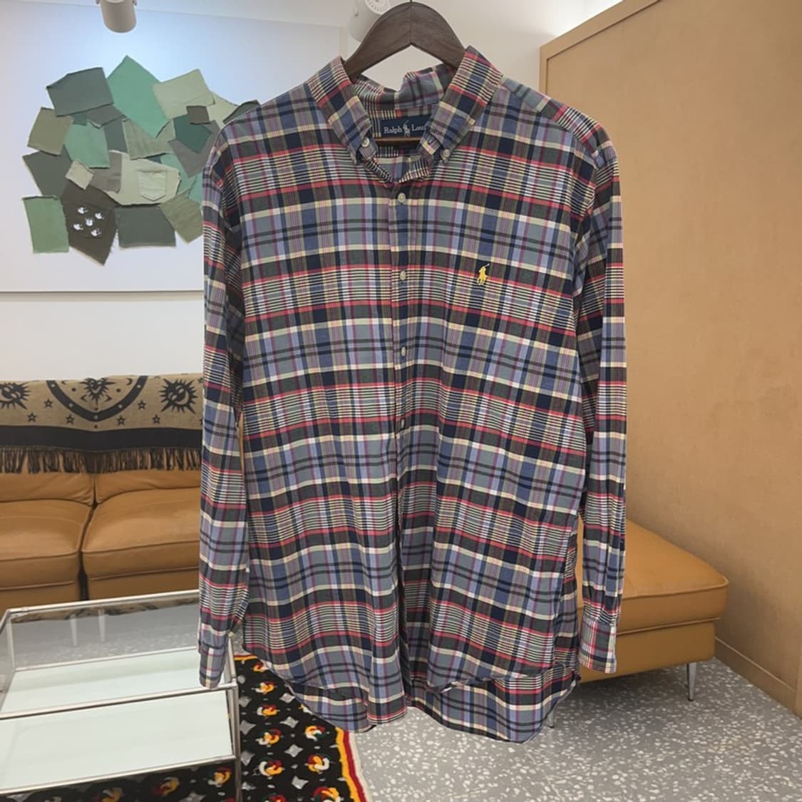 폴로 랄프로렌 파머룩 컨트리 체크 셔츠 L C07027 상품이미지3