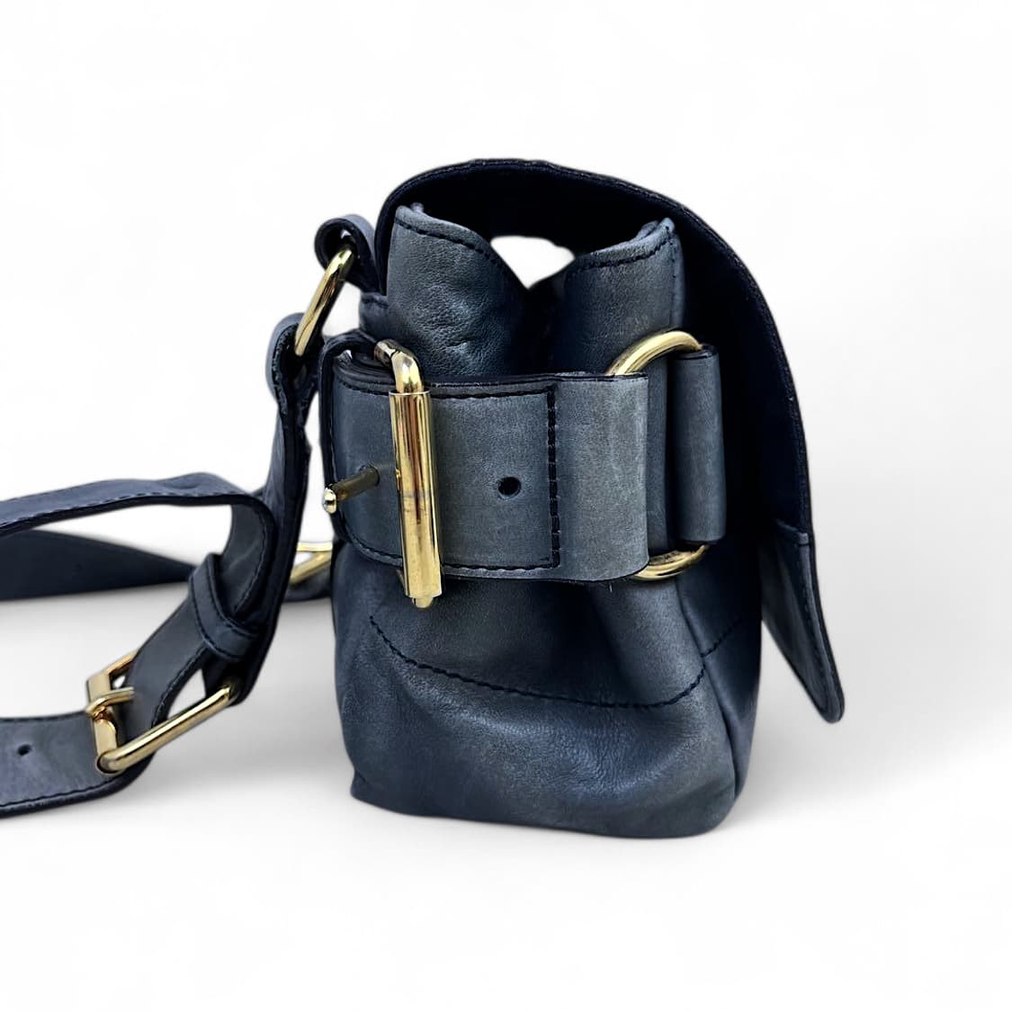 비비안 웨스트우드 빈티지 가공 소가죽 숄더백 상품이미지4