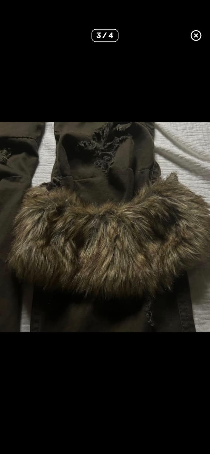 G.O.A real fur cargo pants 상품이미지3