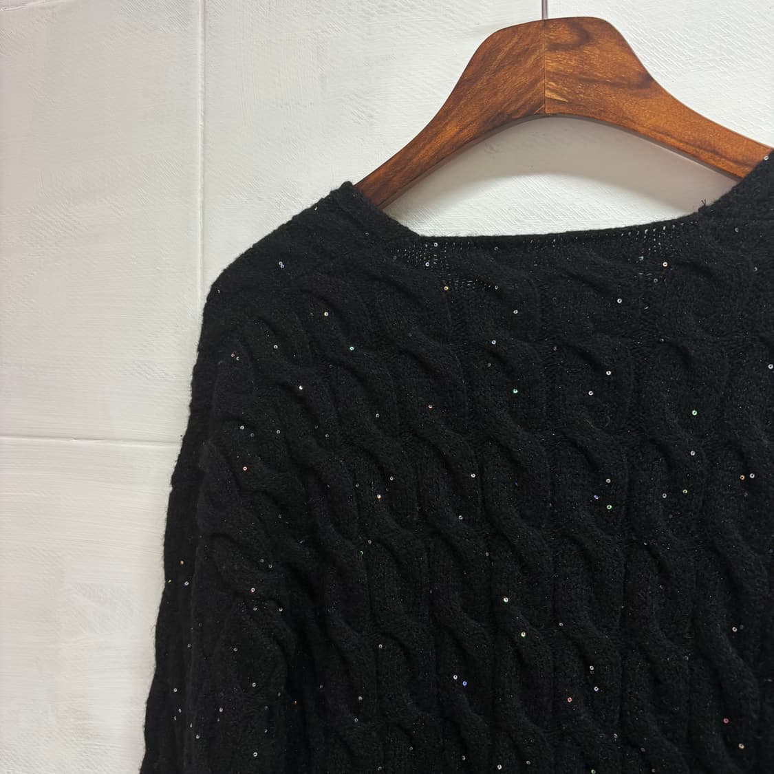 ORR 오르 스팽글 글리터 니트 탑 상품이미지5