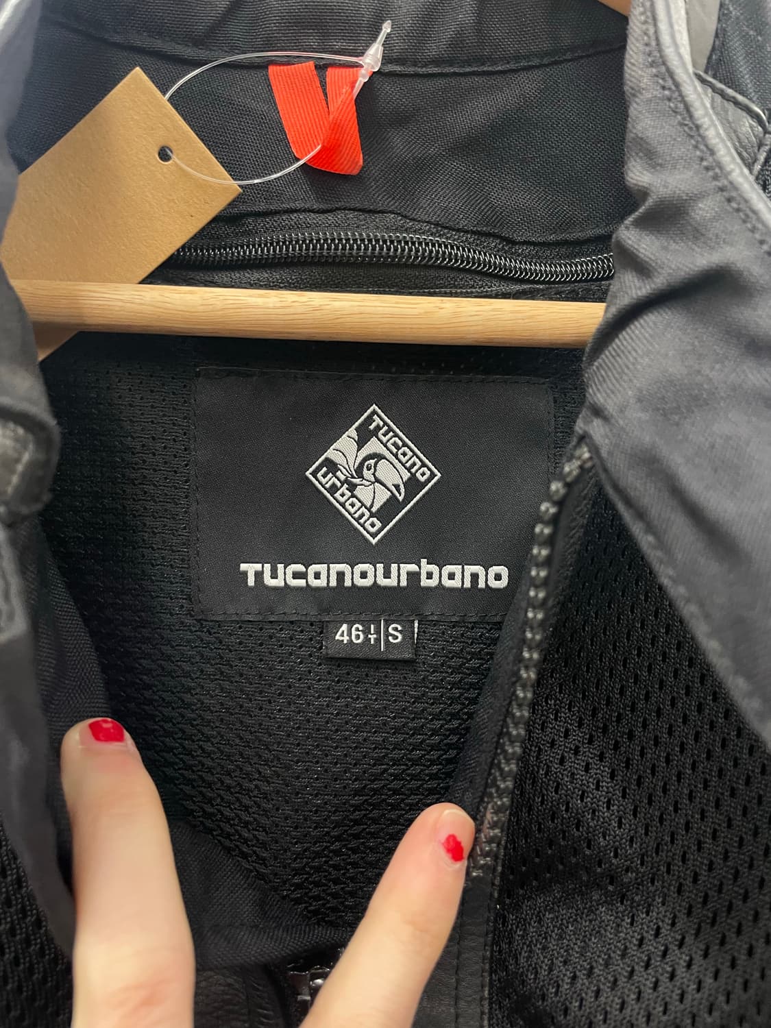 Tucanourbano 레더 레이싱 자켓 상품이미지8