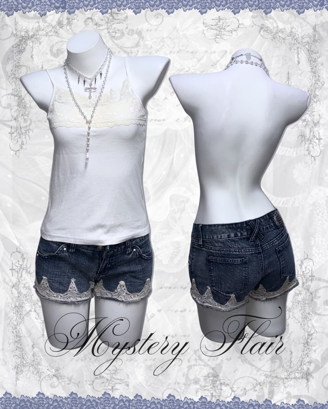 데일리 앤젤페어리 코디세트 6pcs 레이스 머플러 상품이미지5