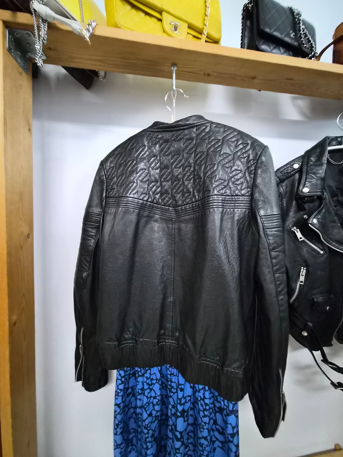 마쥬 양가죽 집업 블루종 상품이미지10