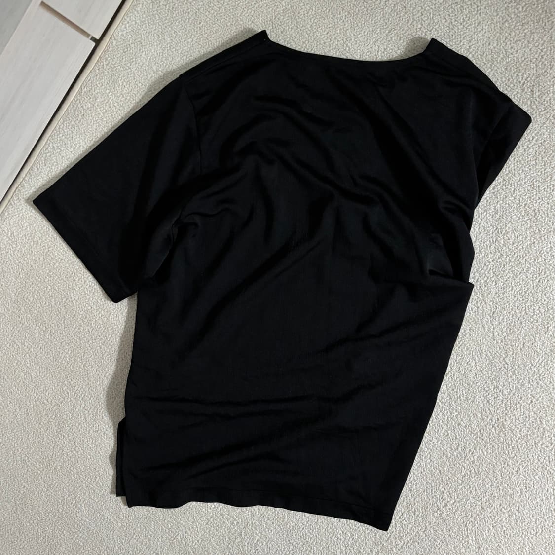 일본빈티지 Mimose 달천깔페어리 자수 플라워 반팔 티셔츠 상품이미지5