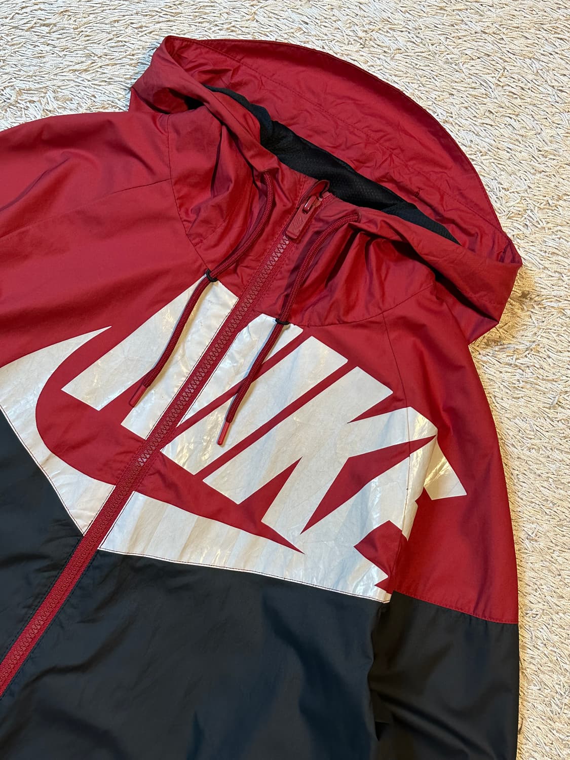 나이키 NIKE 빅로고 배색 후드 바람막이 자켓 상품이미지2