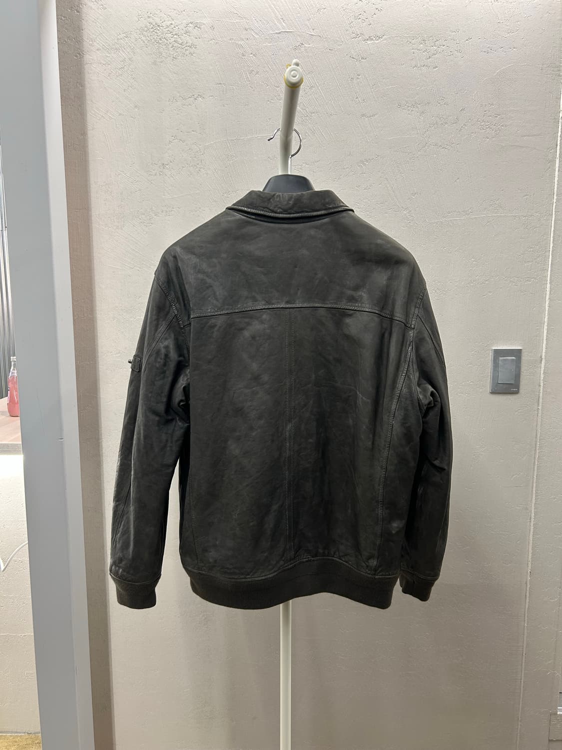 Series 시리드 양가죽 봄버 자켓 블랙 상품이미지5