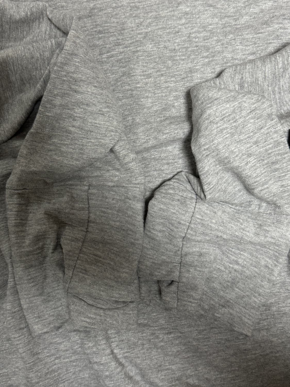 999 휴머니티 레이어드 롱슬리브 멜란지 그레이 2size no 상품이미지4