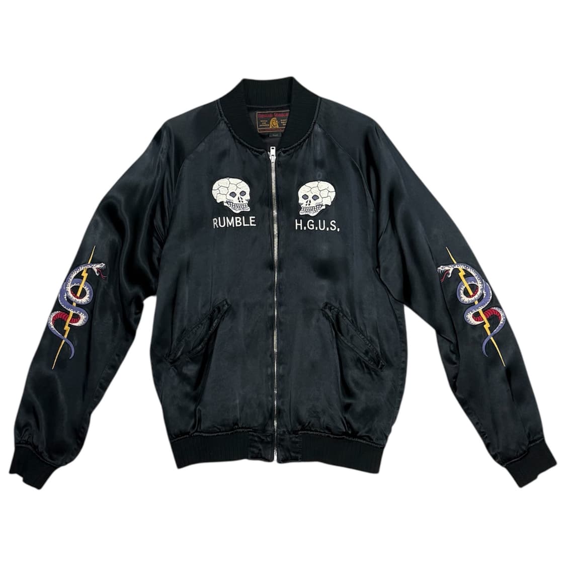 히스테릭 글래머 아카이브 해골 뱀 자수 스카잔 자켓 상품이미지2