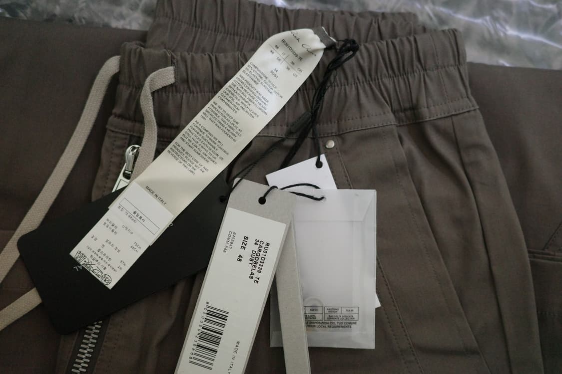 [48] 릭오웬스 카고 벨라스 점보 카고 팬츠 TE 상품이미지4