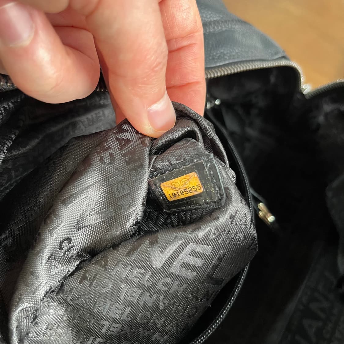 샤넬 캐비어 은장 볼링백 닥터백 상품이미지9