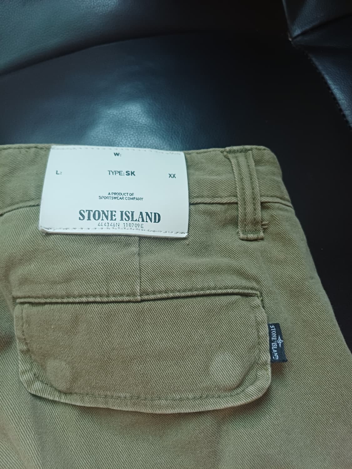 스톤아일랜드 카고팬츠 카키 52사이즈 정품 상품이미지4
